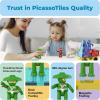 imagePicasso Toys Magnetic Action Figures Character Law Enforcement for Construction Building Block Tiles Toy Set Magnet Expansion Variety Pack Educational STEM Learning Kit Pretend Playset PTA12Ninja