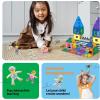 imagePicasso Toys Magnetic Action Figures Character Law Enforcement for Construction Building Block Tiles Toy Set Magnet Expansion Variety Pack Educational STEM Learning Kit Pretend Playset PTA12King and Knights