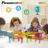 imagePicassoTiles 60pc Magnetic Tile Race Car Track Set STEM Construction Road Kit Building Blocks for Kids Toddlers Age 3 Plus Educational Travel Toy Sensory Preschool Learning for Boys and Girls PTMR6040pc Race Car Track Magnetic Tiles