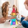 imagePicassoTiles Window and Door Clip On Magnetic Blocks Magnet Tiles Magnets Building Tile Construction Toy Set STEM Education Toys Learning Kit Stacking Block Playset Boys ampamp Girls Age 3 PT30Multicolored