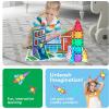 imagePicassoTiles Window and Door Clip On Magnetic Blocks Magnet Tiles Magnets Building Tile Construction Toy Set STEM Education Toys Learning Kit Stacking Block Playset Boys ampamp Girls Age 3 PT30Multicolored