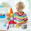 imagePicassoTiles Window and Door Clip On Magnetic Blocks Magnet Tiles Magnets Building Tile Construction Toy Set STEM Education Toys Learning Kit Stacking Block Playset Boys ampamp Girls Age 3 PT30Clear Transparent