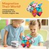 imagePicassoTiles Window and Door Clip On Magnetic Blocks Magnet Tiles Magnets Building Tile Construction Toy Set STEM Education Toys Learning Kit Stacking Block Playset Boys ampamp Girls Age 3 PT30Clear Transparent