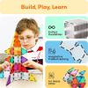 imagePicassoTiles Window and Door Clip On Magnetic Blocks Magnet Tiles Magnets Building Tile Construction Toy Set STEM Education Toys Learning Kit Stacking Block Playset Boys ampamp Girls Age 3 PT30Clear Transparent