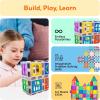 imagePicassoTiles Window and Door Clip On Magnetic Blocks Magnet Tiles Magnets Building Tile Construction Toy Set STEM Education Toys Learning Kit Stacking Block Playset Boys ampamp Girls Age 3 PT3030 Pcs Window and Door