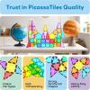 imagePicassoTiles Window and Door Clip On Magnetic Blocks Magnet Tiles Magnets Building Tile Construction Toy Set STEM Education Toys Learning Kit Stacking Block Playset Boys ampamp Girls Age 3 PT30Multicolored