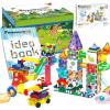 imagePicassoTiles 650PCS Magnetic Marble Run Tiles and Brick Combo Magnet Tile Building Blocks Magnet Set with Character Action Figures Educational Preschool Learning Toys for Kids Toddlers Ages 3 PB650700pc combo