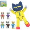 imagePicassoTiles Magnetic Tiles Pete The Cat Home Theme Building Blocks Double Sided Printing Toddler Magnet Toys Education STEM Learning Kit Construction Brain Development Preschool Kid Game Boy Girl 3Pete the Cat 6 Family