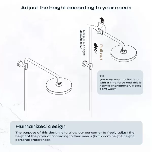 imageOil Rubbed Bronze Exposed Shower System Fixture Set Complete 8 Rain Shower 2 Double Knobs Handle Dual Function Shower Faucet Combo Unit Set 12 Inch Extension