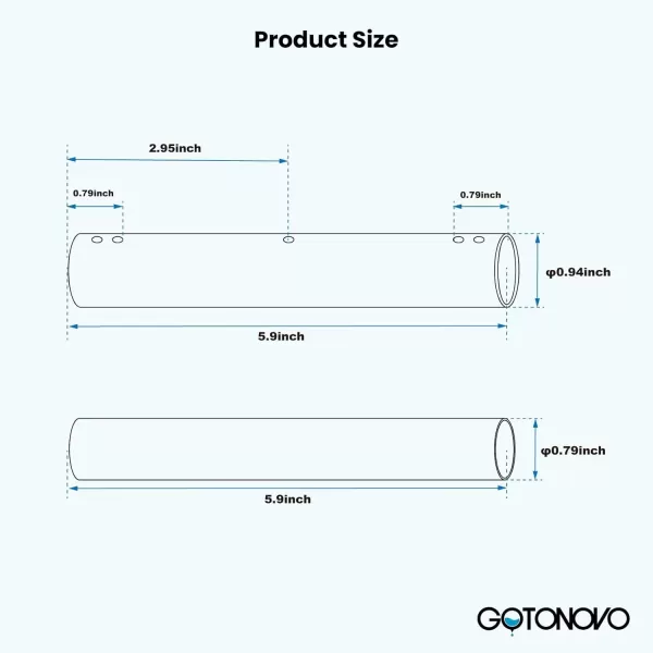 imagegotonovo Adjustable Matte Black Bathtub Shower Faucet Rod Accessories All Brass Construction 11quot Extendable to 21quot Wall Mount Extension Shower Faucet Kit BathroomMatte Black