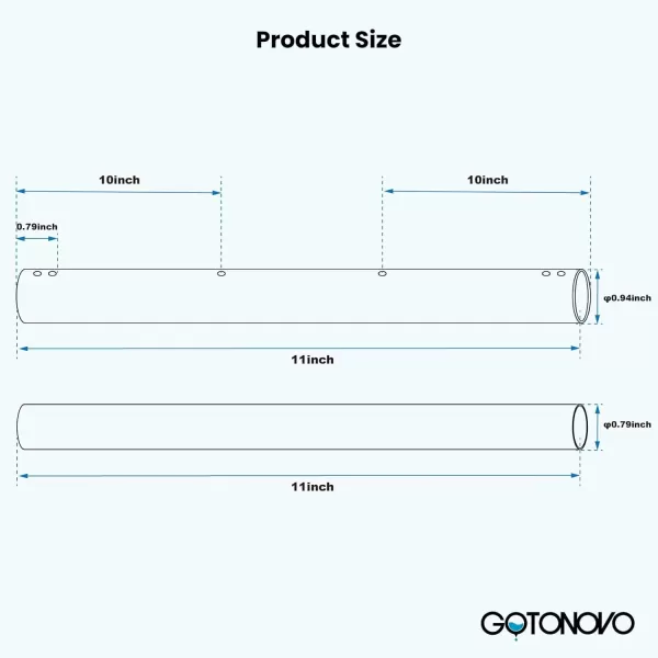 imagegotonovo Adjustable Matte Black Bathtub Shower Faucet Rod Accessories All Brass Construction 11quot Extendable to 21quot Wall Mount Extension Shower Faucet Kit BathroomMatte Black