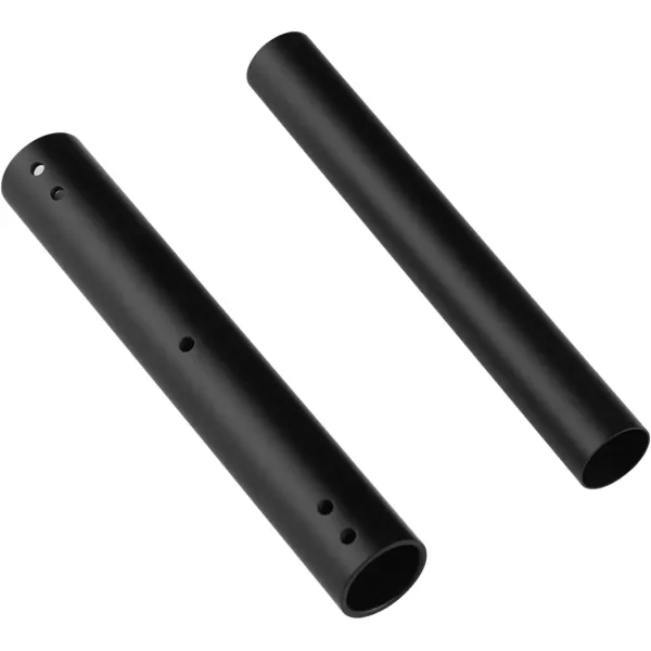 imagegotonovo Adjustable Matte Black Bathtub Shower Faucet Rod Accessories All Brass Construction 11quot Extendable to 21quot Wall Mount Extension Shower Faucet Kit BathroomMatte Black