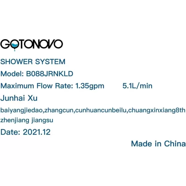 imagegotonovo Brushed Nikcel Shower Faucet 8inch Shower Head Fixture with Handheld Spray Double Lever Handle Tub Spout Triple Function Bathroom Set Wall MountBrushed Nickel
