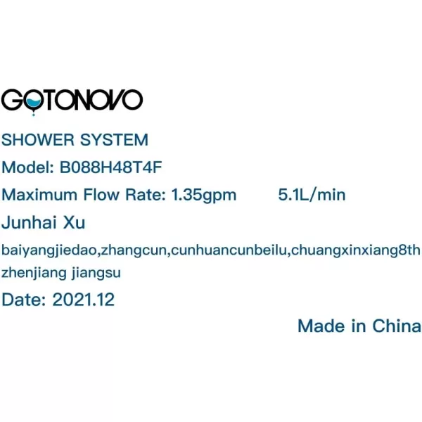 imagegotonovo Brushed Nikcel Shower Faucet 8inch Shower Head Fixture with Handheld Spray Double Lever Handle Tub Spout Triple Function Bathroom Set Wall MountAntique Brass