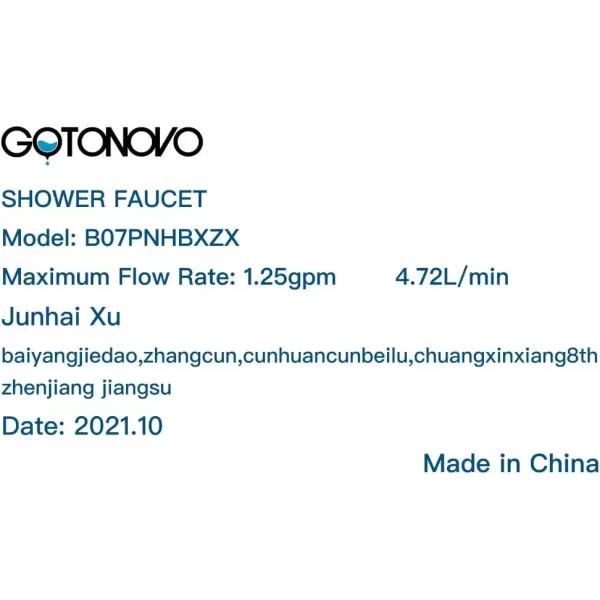 imagegotonovo Clawfoot Bathtub Faucet Oil Rubbed Bronze Wall Mount 18174 Adjustable Center Double Level Handle Shower Faucet System Telephone Shape Sprayer with Lengthen Adapter Adjustable Swing ArmsMatte Black
