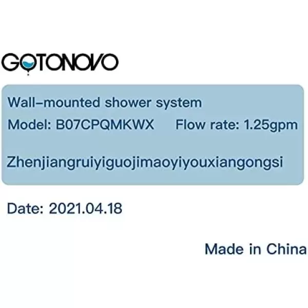 imagegotonovo Exposed Bathroom Shower Faucet Set Shower Fixture 8 Inch Rainfall Shower Head Handheld Shower Cross Handle Wall Mount 2 Functions Polished GoldAntique Brass