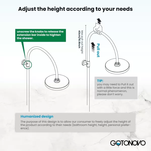 imagegotonovo Exposed Bathroom Shower Faucet Wall Mounted Shower System 8 Inch Shower Head and Tub Spout Double Cross Handles Adjustable Handheld Sprayer Polished ChromePolished Chrome