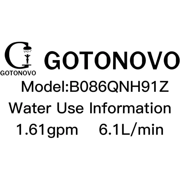 imagegotonovo Floor Mount Bathtub Faucet High Flow Freestanding Tub Filler Standing Shower Faucets with 360 Swivel Gooseneck Spout and Cylinder Handheld Spray Matte BlackPolish Chrome
