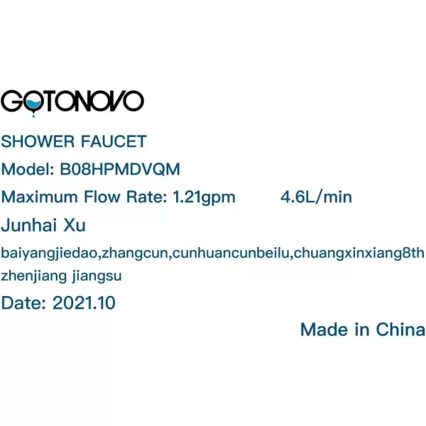 imagegotonovo Freestanding Bathtub Faucet Floor Mount Tub Filler Brushed Nickel Single Handle Brass Tap with Hand Shower and 360 Degree Swivel SpoutMatte Black