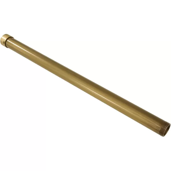 imagegotonovo G34 Shower Extension Tube Shower Extender Bar Longer Shower Pipe Add Shower Height Outdoor Polished Gold 12 InchAntique Brass