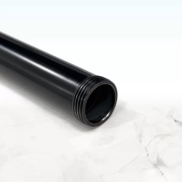 imagegotonovo G34 Shower Extension Tube Shower Extender Bar Longer Shower Pipe Add Shower Height Outdoor Polished Gold 12 InchOil Rubbed Bronze