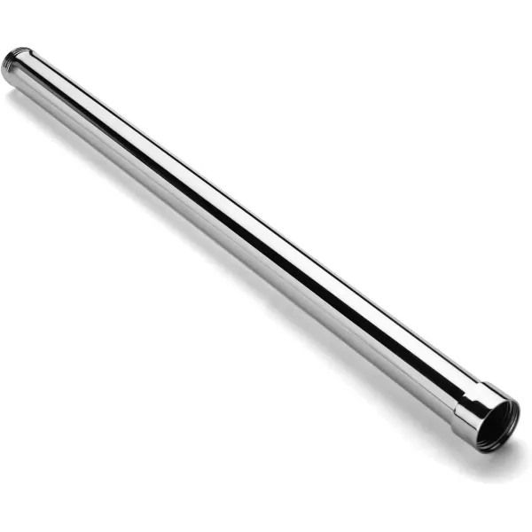 imagegotonovo G34 Shower Extension Tube Shower Extender Bar Longer Shower Pipe Add Shower Height Outdoor Polished Gold 12 InchPolished Chrome