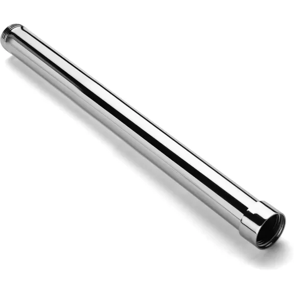 imagegotonovo G34 Shower Extension Tube Shower Extender Bar Longer Shower Pipe Add Shower Height Outdoor Polished Gold 12 InchPolished Chrome