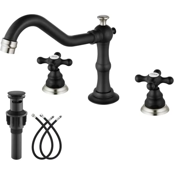Matte Black and Brushed Nickel