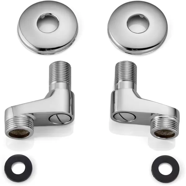 imagegotonovo Matte Black Clawfoot Tub 338 Inch Wall Mount Adapter Bathtub Kitchen Faucet Adjustable Swing Arms Commercial Utility 1 Pair338 Adapter Faucet Adjustable Swing Arms