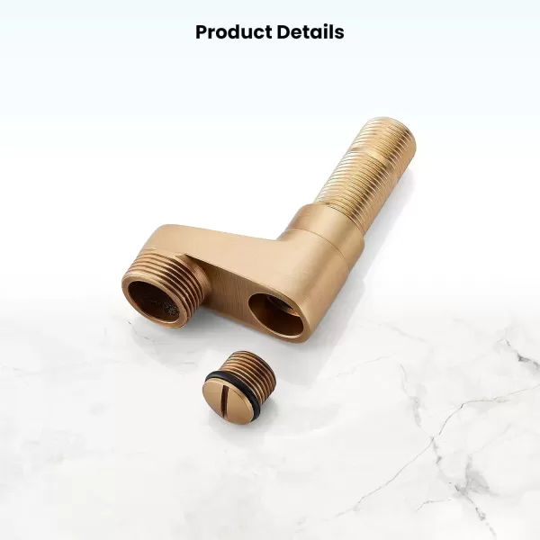imagegotonovo Matte Black Clawfoot Tub 338 Inch Wall Mount Adapter Bathtub Kitchen Faucet Adjustable Swing Arms Commercial Utility 1 PairAntique Brass