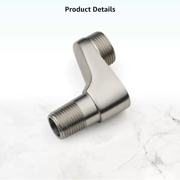 imagegotonovo Matte Black Clawfoot Tub 338 Inch Wall Mount Adapter Bathtub Kitchen Faucet Adjustable Swing Arms Commercial Utility 1 PairBrushed Nickel