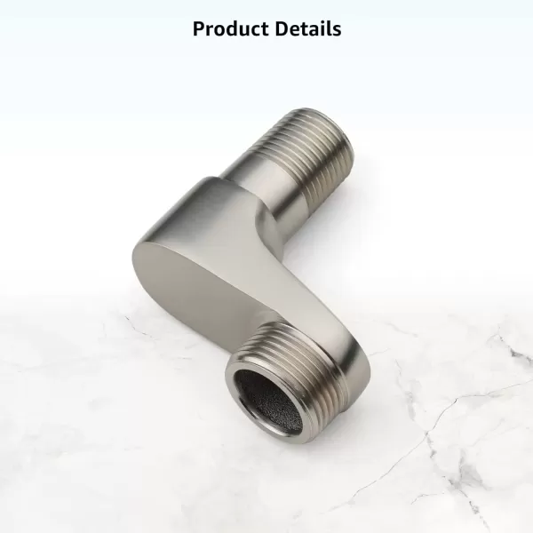 imagegotonovo Matte Black Clawfoot Tub 338 Inch Wall Mount Adapter Bathtub Kitchen Faucet Adjustable Swing Arms Commercial Utility 1 PairBrushed Nickel