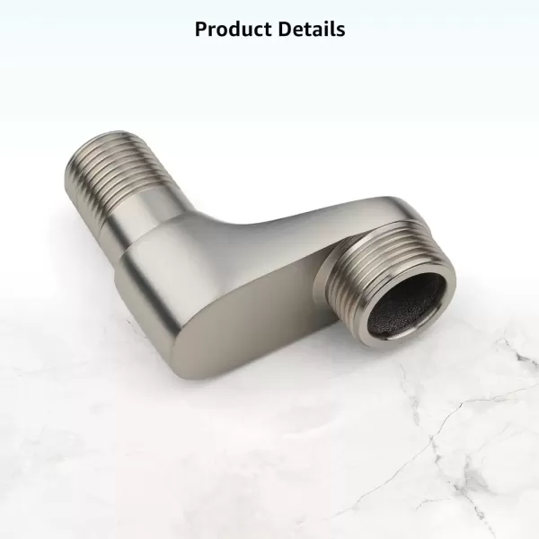 imagegotonovo Matte Black Clawfoot Tub 338 Inch Wall Mount Adapter Bathtub Kitchen Faucet Adjustable Swing Arms Commercial Utility 1 PairBrushed Nickel