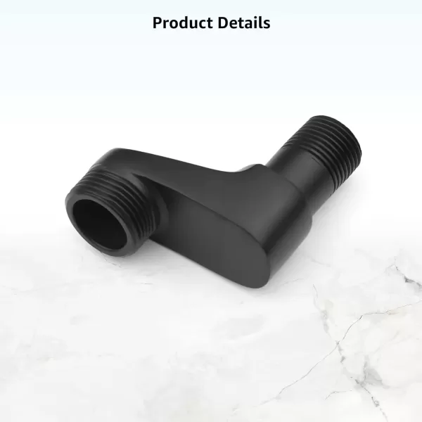 imagegotonovo Matte Black Clawfoot Tub 338 Inch Wall Mount Adapter Bathtub Kitchen Faucet Adjustable Swing Arms Commercial Utility 1 PairMatte Black
