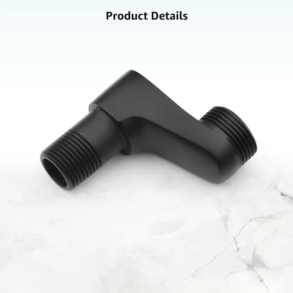 imagegotonovo Matte Black Clawfoot Tub 338 Inch Wall Mount Adapter Bathtub Kitchen Faucet Adjustable Swing Arms Commercial Utility 1 PairMatte Black