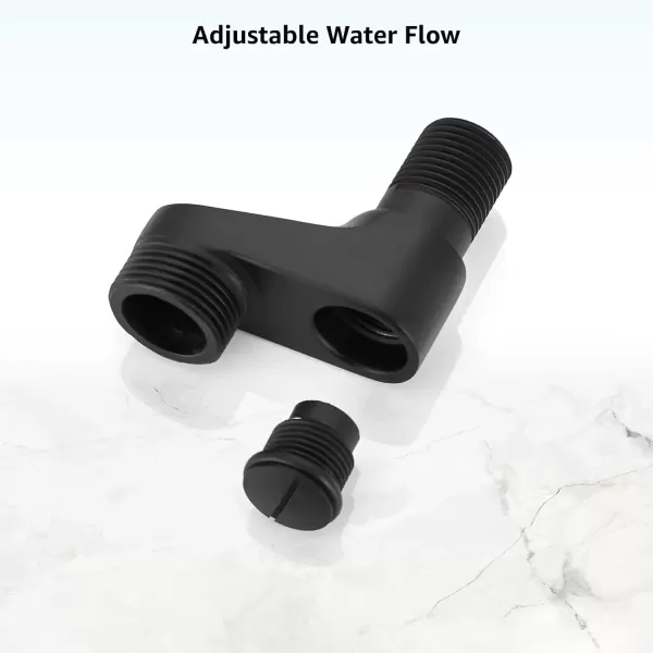 imagegotonovo Matte Black Clawfoot Tub 338 Inch Wall Mount Adapter Bathtub Kitchen Faucet Adjustable Swing Arms Commercial Utility 1 PairMatte Black