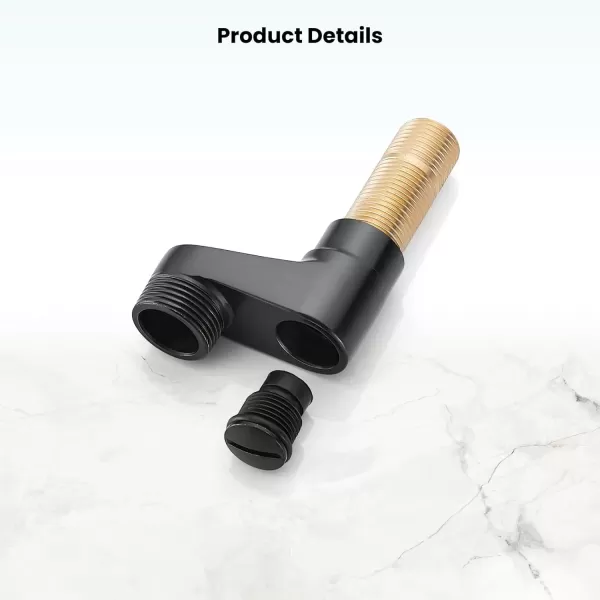 imagegotonovo Matte Black Clawfoot Tub 338 Inch Wall Mount Adapter Bathtub Kitchen Faucet Adjustable Swing Arms Commercial Utility 1 PairOil Rubbed Bronze