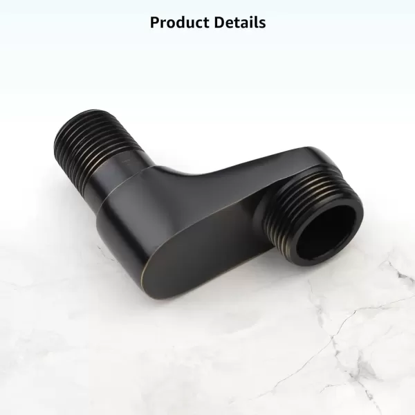 imagegotonovo Matte Black Clawfoot Tub 338 Inch Wall Mount Adapter Bathtub Kitchen Faucet Adjustable Swing Arms Commercial Utility 1 PairOil Rubbed Bronze