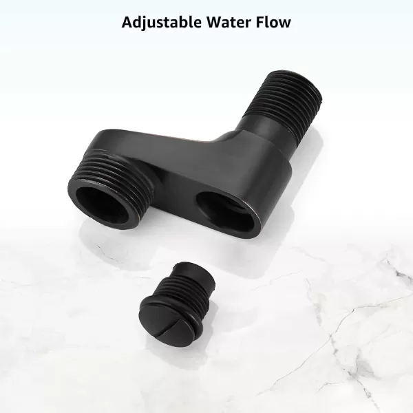 imagegotonovo Matte Black Clawfoot Tub 338 Inch Wall Mount Adapter Bathtub Kitchen Faucet Adjustable Swing Arms Commercial Utility 1 PairOil Rubbed Bronze