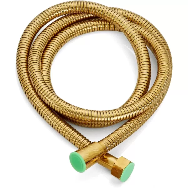 imagegotonovo Shower Hose 59 Inches for Bathroom Extra Long SUS304 Stainless Steel Handheld Shower Head Hose with Brass Insert and Nut Flexible Brushed NickelClawfoot Tub Adapter