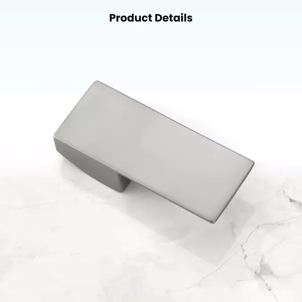 imagegotonovo Single Matte Black Shower Flat Lever Handle Replacement LavatoryBathtubBathroom Shower Faucet Part Accessory Single Shower HandleBrushed Nickel