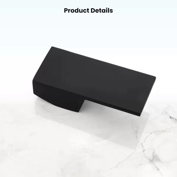 imagegotonovo Single Matte Black Shower Flat Lever Handle Replacement LavatoryBathtubBathroom Shower Faucet Part Accessory Single Shower HandleMatte Black
