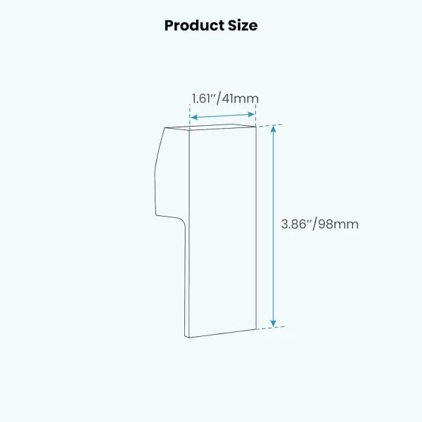 imagegotonovo Single Matte Black Shower Flat Lever Handle Replacement LavatoryBathtubBathroom Shower Faucet Part Accessory Single Shower HandleMatte Black