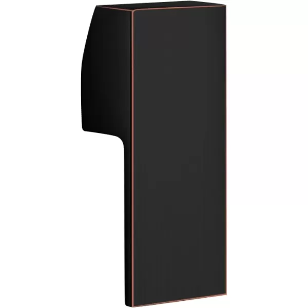 imagegotonovo Single Matte Black Shower Flat Lever Handle Replacement LavatoryBathtubBathroom Shower Faucet Part Accessory Single Shower HandleOil Rubbed Bronze