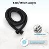 imagegotonovo Shower Hose 59 Inches for Bathroom Extra Long SUS304 Stainless Steel Handheld Shower Head Hose with Brass Insert and Nut Flexible Matte BlackOil Rubbed Bronze
