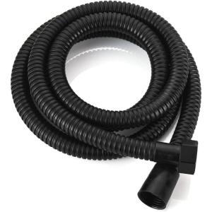 imagegotonovo Shower Hose 59 Inches for Bathroom Extra Long SUS304 Stainless Steel Handheld Shower Head Hose with Brass Insert and Nut Flexible Matte BlackMatte Black