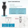 imagegotonovo 3 Hole Widespread Bathroom Sink Faucet Double Cross Handle Mixer Tap Faucet for Bathroom Sink Vanity Faucet Deck Mount Basin Hot Cold Water Matching Pop Up Drain Oil Rubbed BronzePolished Chrome