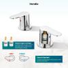 imagegotonovo Bathroom Faucets for Sink 3 Hole 2 Handles Widespread Bathroom Sink Faucet Deck Mount with Pop Up DrainWater Lines Bathroom Sink Fixtures Cross Handle Oil Rubbed BronzePolished Chrome