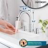 imagegotonovo Bathroom Faucets for Sink 3 Hole 2 Handles Widespread Bathroom Sink Faucet Deck Mount with Pop Up DrainWater Lines Bathroom Sink Fixtures Cross Handle Oil Rubbed BronzePolished Chrome