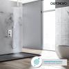 imagegotonovo Bathroom Rain Shower Combo Set Ceiling Mount with Handheld Spray High Pressure Luxury Shower Mixer Faucet with Roughin Valve Shower Trim 2 Function 10 inch Shower Head Oil Rubbed BronzePolished Chrome